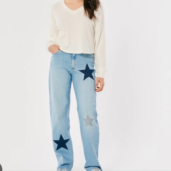 Hollister Denim - NWT Hollister Star Dad Jeans